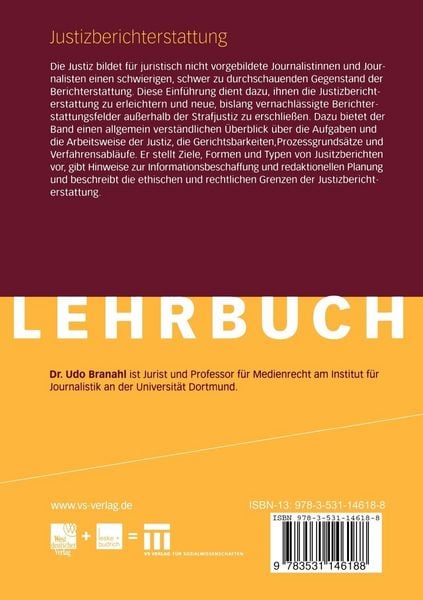 Produktbild: Justizberichterstattung