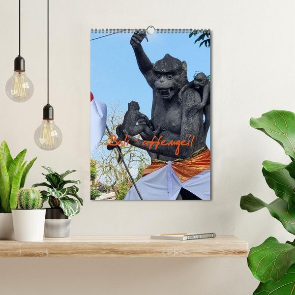 Produktbild: Bali - affengeil (Wandkalender 2026 DIN A3 hoch), CALVENDO Monatskalender