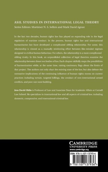 Produktbild: Theoretical Boundaries of Armed Conflict and Human Rights