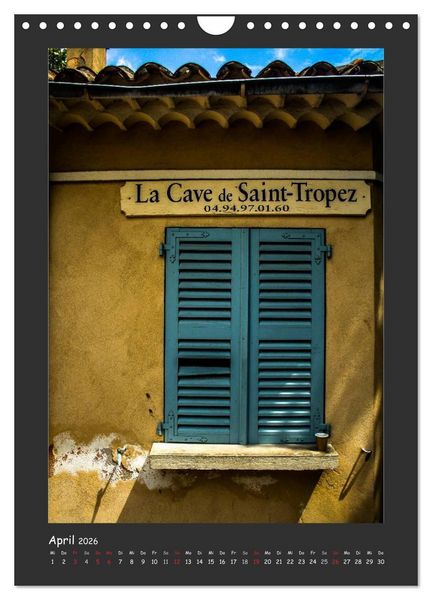 Produktbild: Saint Tropez (Wandkalender 2026 DIN A4 hoch), CALVENDO Monatskalender