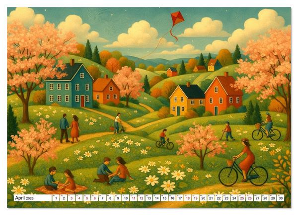 Produktbild: Zw&ouml;lf Momente (Wandkalender 2026 DIN A3 quer), CALVENDO Monatskalender