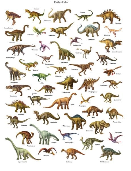 Produktbild: Glow-in-the-Dark Dinosaurier: Mein gro&szlig;er Stickeratlas