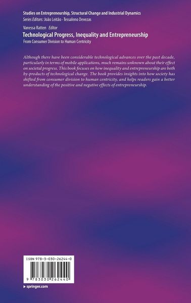 Produktbild: Technological Progress, Inequality and Entrepreneurship