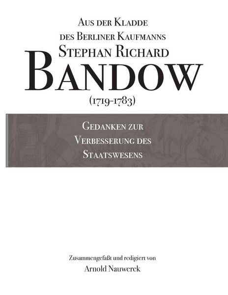 Produktbild: Gedanken zur Verbesserung des Staatswesens