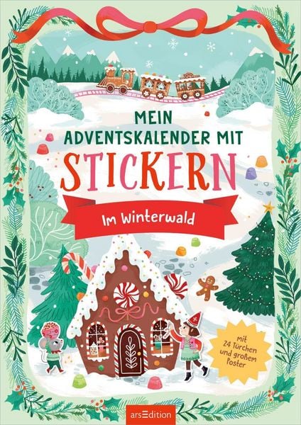 Produktbild: Mein Adventskalender mit Stickern &ndash; Im Winterwald