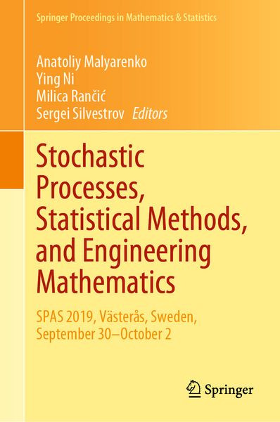 Produktbild: Stochastic Processes, Statistical Methods, and Engineering Mathematics