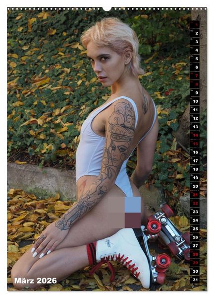 Produktbild: TATTOO TARTS - Inked Killer Babes (Wandkalender 2026 DIN A2 hoch), CALVENDO Monatskalender