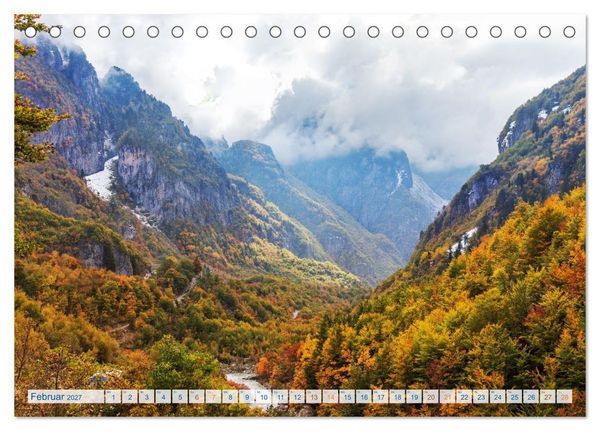 Produktbild: Abenteuer Theth - Unterwegs in den Albanischen Alpen (Tischkalender 2027 DIN A5 quer), CALVENDO Monatskalender