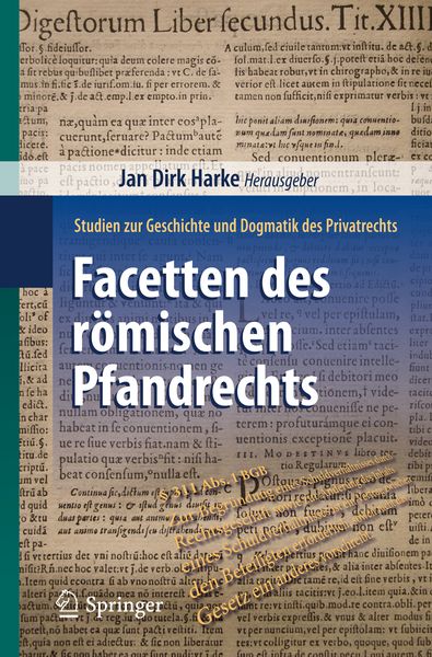 Produktbild: Facetten des r&ouml;mischen Pfandrechts