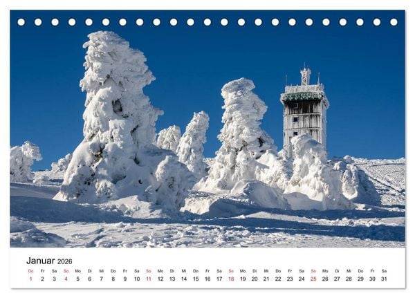 Produktbild: Deutschlands Landschaften - Vom Meer bis zu den Alpen (Tischkalender 2026 DIN A5 quer), CALVENDO Monatskalender