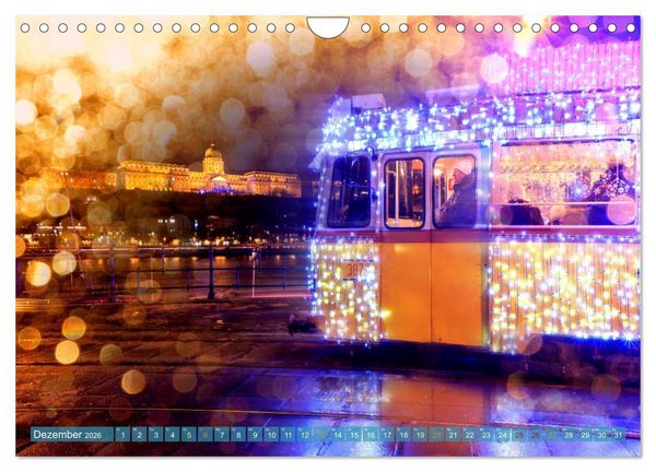 Produktbild: Romantisches Budapest - Ungarns sch&ouml;ne Hauptstadt an der Donau (Wandkalender 2026 DIN A4 quer), CALVENDO Monatskalender