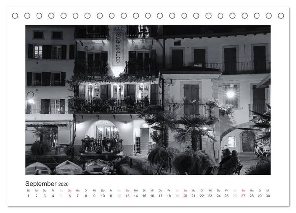 Produktbild: Limone sul Garda schwarzwei&szlig; (Tischkalender 2026 DIN A5 quer), CALVENDO Monatskalender