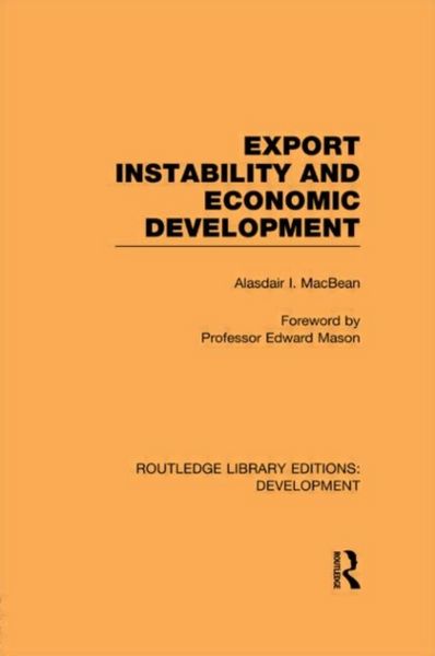 Produktbild: Export Instability and Economic Development