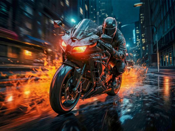 Produktbild: CALVENDO Puzzle Motorr&auml;der | 1000 Teile Lege-Gr&ouml;&szlig;e 64x48cm Foto-Puzzle f&uuml;r gl&uuml;ckliche Stunden