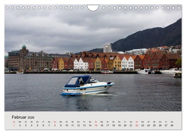 Produktbild: Mit den Hurtigruten unterwegs (Wandkalender 2026 DIN A4 quer), CALVENDO Monatskalender