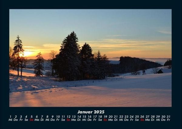 Produktbild: Landschaftskalender 2025 Fotokalender DIN A4