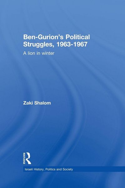 Produktbild: Ben-Gurion's Political Struggles, 1963-1967