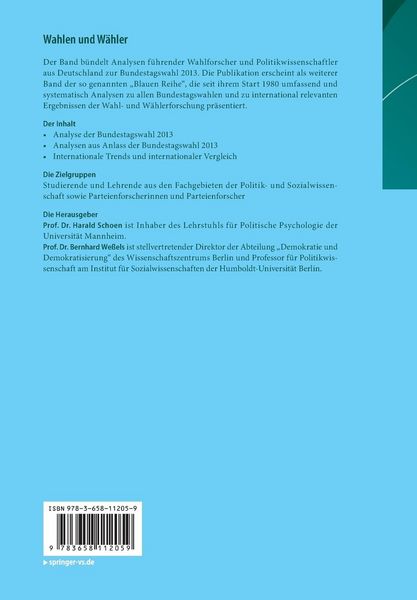 Produktbild: Wahlen und W&auml;hler