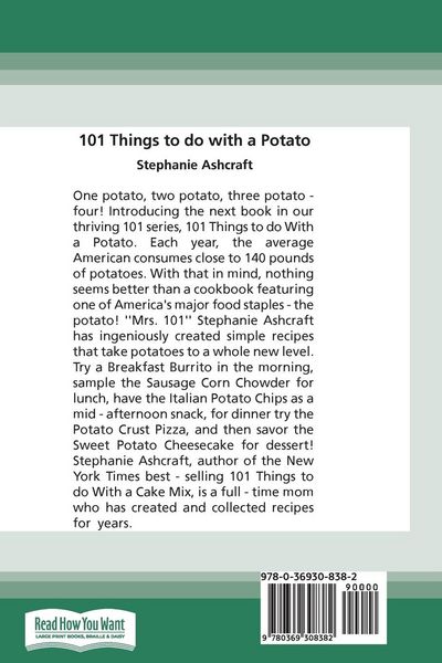 Produktbild: 101 Things to do with a Potato (16pt Large Print Edition)