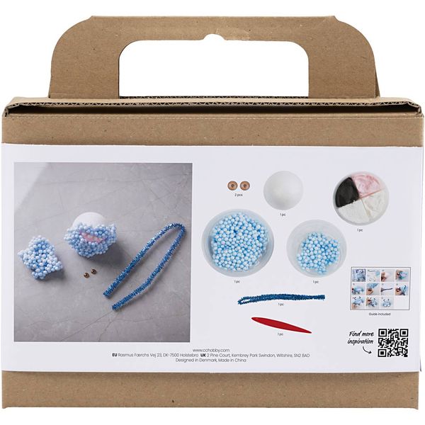 Produktbild: Creativ Company DIY Sets Modellieren Mini Kreativ Set Modellieren, Hellblau, Monster Bobby, Kreativ Box