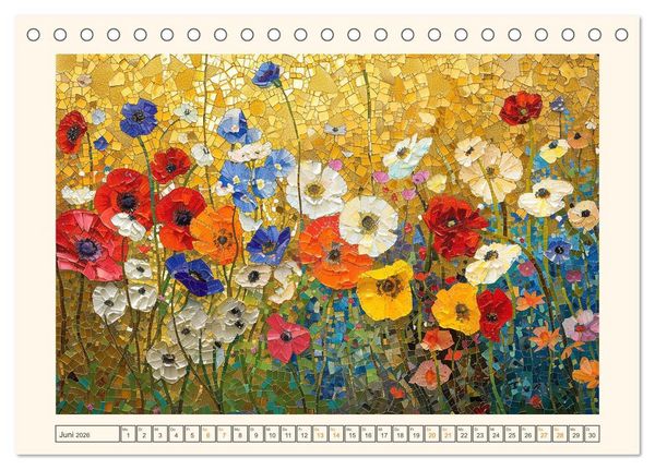 Produktbild: Mosaike (Tischkalender 2026 DIN A5 quer), CALVENDO Monatskalender