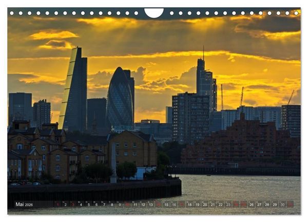 Produktbild: Londoner Perspektiven (Wandkalender 2026 DIN A4 quer), CALVENDO Monatskalender