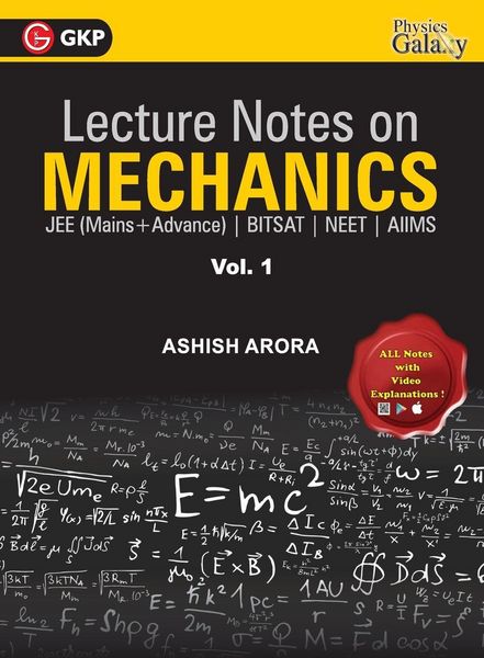 Produktbild: Lecture Notes on Mechanics- Physics Galaxy (JEE Mains & Advance, BITSAT, NEET, AIIMS) - Vol. I