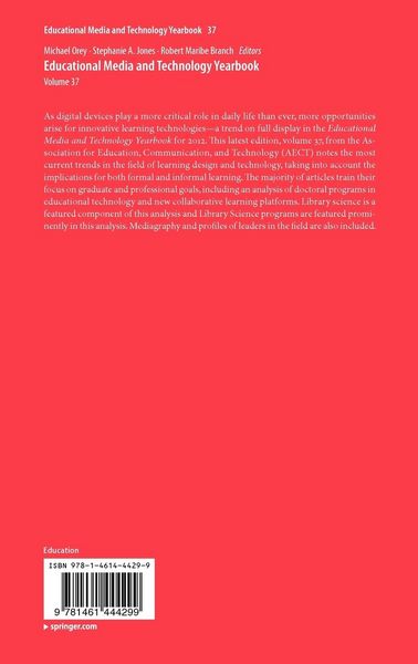 Produktbild: Educational Media and Technology Yearbook