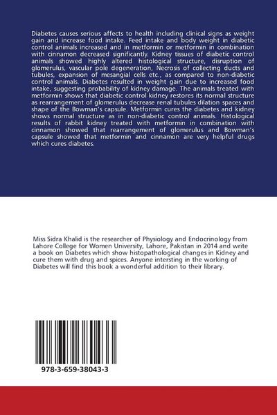 Produktbild: Effect of Metformin and Cinnamon on Histology of Kidney of Rabbits
