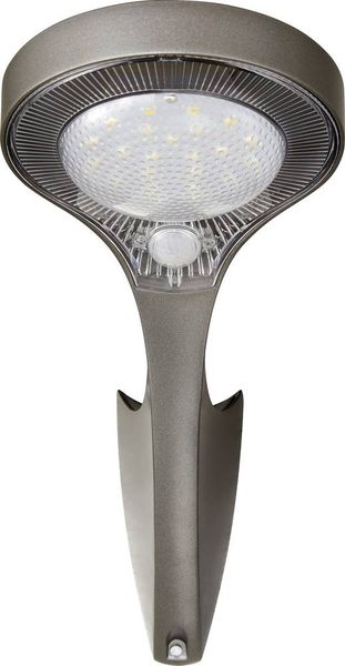 Produktbild: Sygonix SY-4673532 Solar-Außenwandleuchte mit Bewegungsmelder LED LED fest eingebaut 10 W Grau (matt)