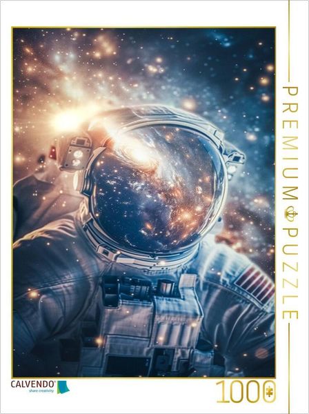 Produktbild: CALVENDO Puzzle Die Dunkelheit des Weltraums birgt das Licht der Erkenntnis | 1000 Teile Lege-Gr&ouml;&szlig;e 64x48cm Foto-Puzzle f&uuml;r gl&uuml;ckliche Stunden