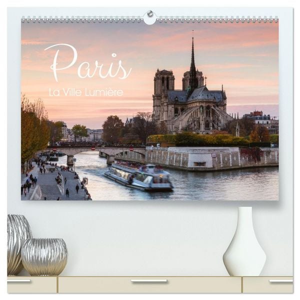 Produktbild: Paris - La Ville Lumi&egrave;re (hochwertiger Premium Wandkalender 2026 DIN A2 quer), Kunstdruck in Hochglanz