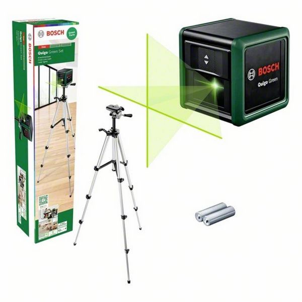 Produktbild: Bosch Home and Garden Quigo Green Set Kreuzlinienlaser
