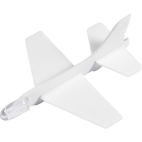 Produktbild: Creativ Company Flugzeug-Sortiment, L 11,5-12,5 cm, B 11-12 cm, Wei&szlig;, 3 Stk