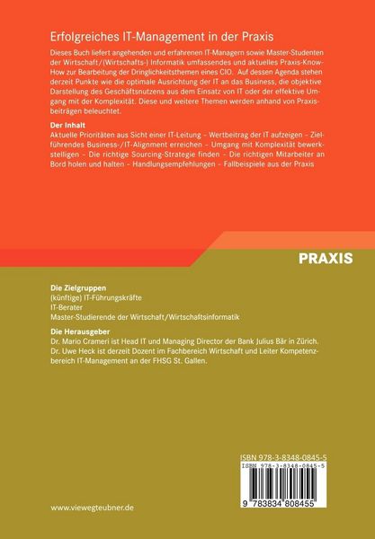 Produktbild: Erfolgreiches IT-Management in der Praxis
