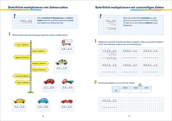 Produktbild: FiT F&Uuml;R DIE SCHULE: Das kann ich! Schriftlich rechnen 4. Klasse