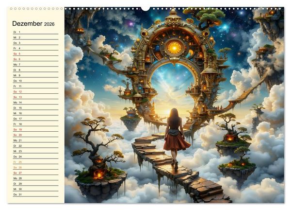 Produktbild: Flucht ins Wunder (Wandkalender 2026 DIN A2 quer), CALVENDO Monatskalender