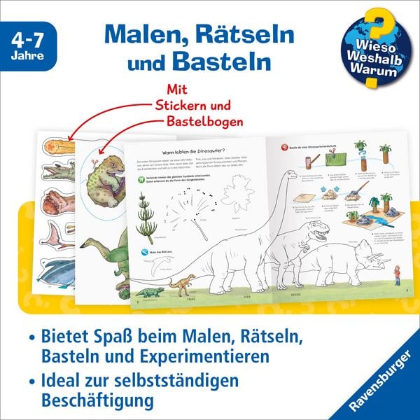 Produktbild: Wieso? Weshalb? Warum? aktiv-Heft - Dinosaurier