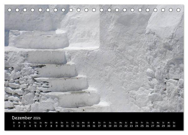 Produktbild: Mykonos - Stille Ecken (Tischkalender 2026 DIN A5 quer), CALVENDO Monatskalender
