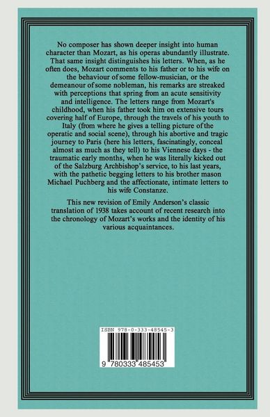 Produktbild: The Letters of Mozart and his Family