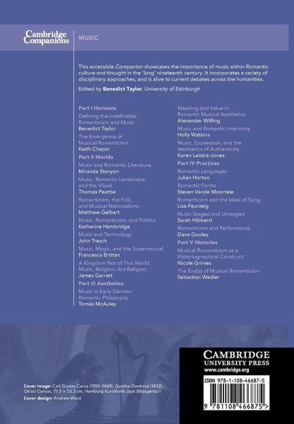 Produktbild: The Cambridge Companion to Music and Romanticism