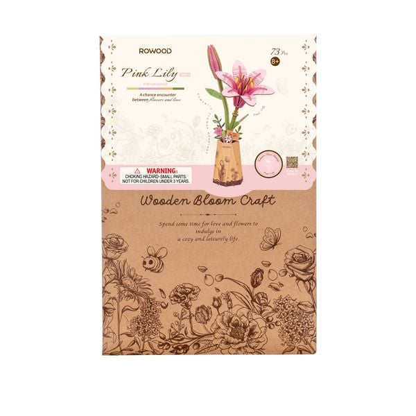 Produktbild: Book Nook DIY Blume Pinke Lilie