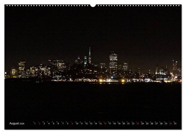 Produktbild: San Francisco Westk&uuml;ste USA (Wandkalender 2026 DIN A2 quer), CALVENDO Monatskalender
