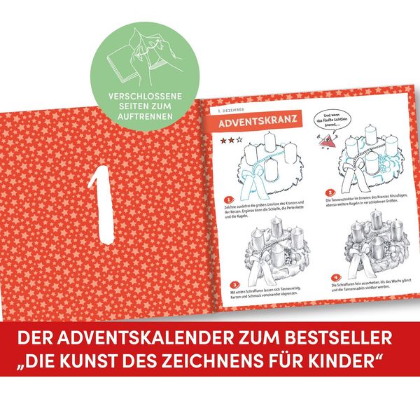 Produktbild: Die Kunst des Zeichnens f&uuml;r Kinder Adventskalender