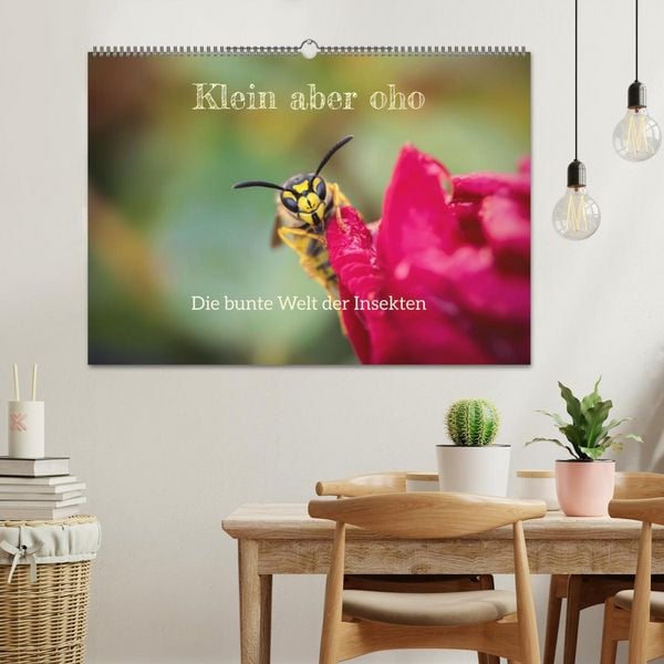 Produktbild: Klein aber oho. Die bunte Welt der Insekten (Wandkalender 2026 DIN A2 quer), CALVENDO Monatskalender