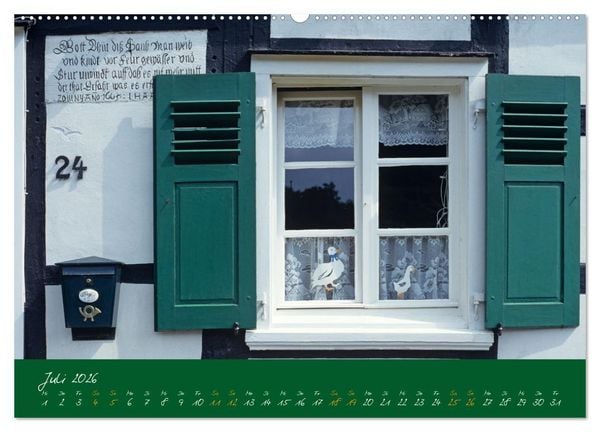 Produktbild: Fenster & Fassade (Wandkalender 2026 DIN A2 quer), CALVENDO Monatskalender