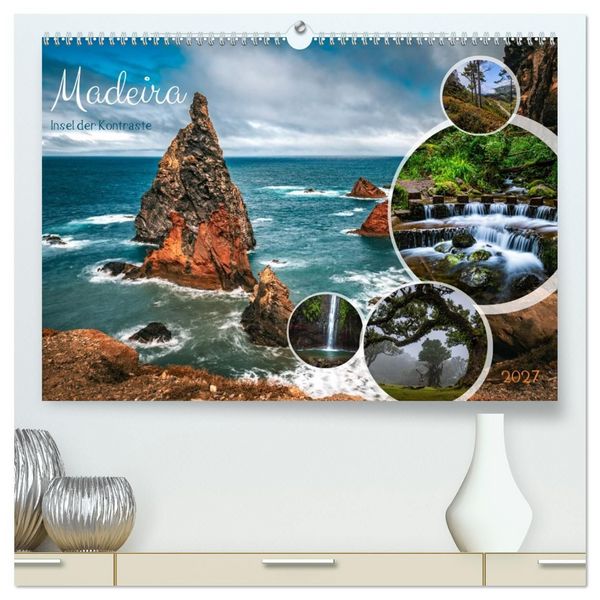 Produktbild: Madeira - Insel der Kontraste (hochwertiger Premium Wandkalender 2027 DIN A2 quer), Kunstdruck in Hochglanz