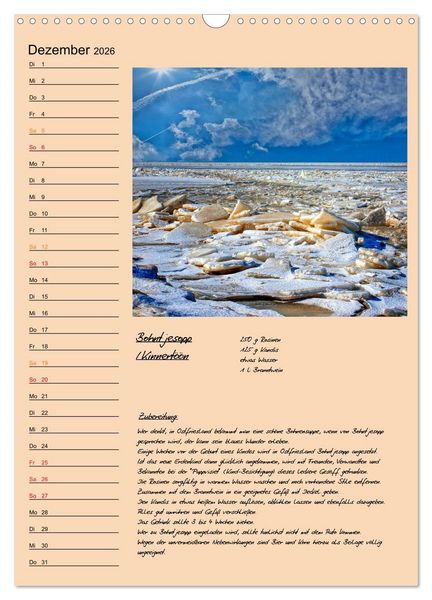 Produktbild: Ostfriesland - Appetit auf mehr (Wandkalender 2026 DIN A3 hoch), CALVENDO Monatskalender