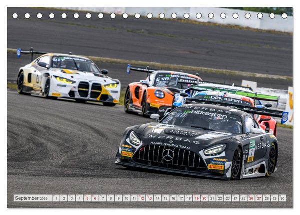 Produktbild: Schwaben Pfeile - STARS beim GT MASTERS (Tischkalender 2026 DIN A5 quer), CALVENDO Monatskalender