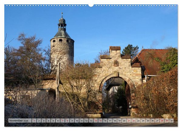 Produktbild: Schl&ouml;sser- und Burgenland Th&uuml;ringen (Wandkalender 2026 DIN A2 quer), CALVENDO Monatskalender